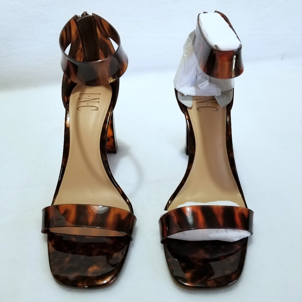 INC Makenna Two-Piece Clear Vinyl Dress Sandals - Picture 7 of 11
